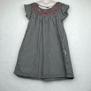 Ruby & Bloom Girls Smocked Gingham Dress Sz 8